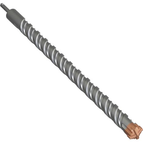 Foret à béton SDS Plus 35 x 600 mm avec 4 tranchants en carbure - Foret à béton pour pierre, béton, bois, brique et carrelage (1/5)
