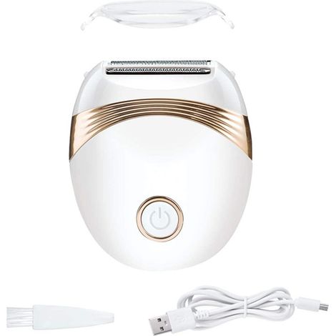 (Type USB) Appareil d'épilation des aisselles, des jambes et du maillot, rasoir, tondeuse à domicile (1/4)
