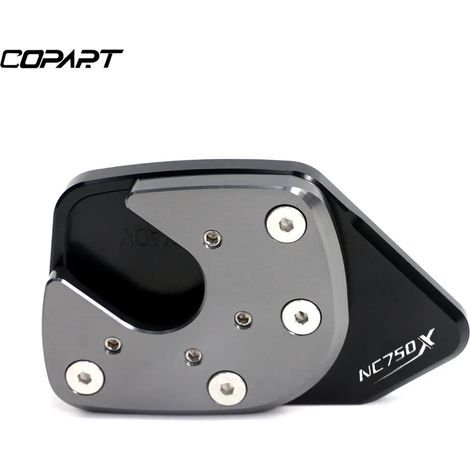 (14-20 titane) Compatible avec HONDA NC750X DCT NC 750X NC750 X 2014-2023 XADV 750 X-ADV750. Support de béquille latérale, plaque, extension, maxpower (1/4)