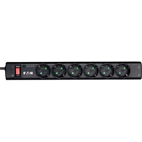 Eaton PS6TD Multipresa 6 Prese Nero Bianco (1/4)