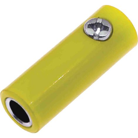 Fiche banane 4 mm RS PRO Jaune Femelle 32A 30V ( Prix pour Sachet de 5 )