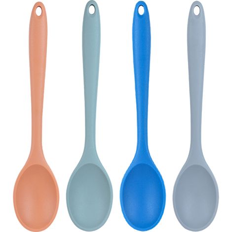 Cuillère en silicone antiadhésive pour cuisine, pâtisserie et mélange. (1/5)