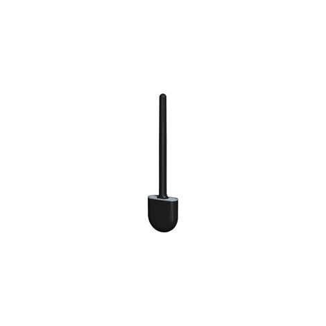 Brosse Toilette Silicone Plate Paquet De 1,Brosse WC Mural,Brosse De Toilette à Long Manche De Salle De Bain à SéChage Rapide,Brosses De Toilette Et Supports Et Base Anti-Goutte(Noir) (1/4)
