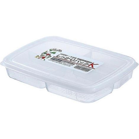 2 Stück Kühlschrank-Aufbewahrungsbox Ze Meat Comment Food Unterverpackt Gine Di Fre (1/4)