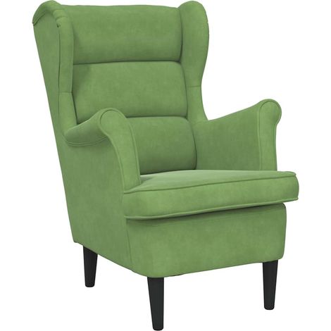 Maison Exclusive - Sessel Hellgrün Samt (1/5)