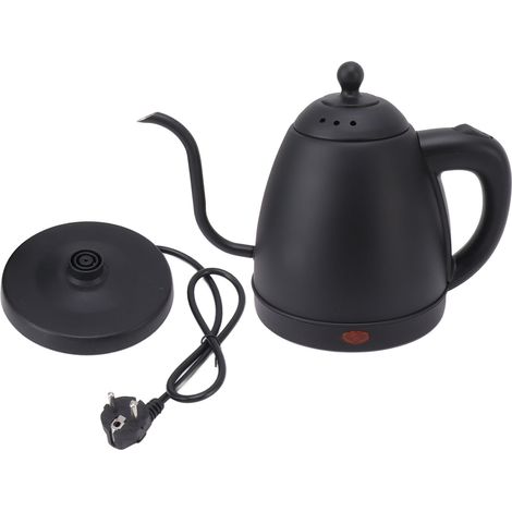 Bouilloire électrique à col de cygne 1,2L, acier inoxydable 304, sécurité renforcée, verseuse à café, fiche UE 220V (1/5)