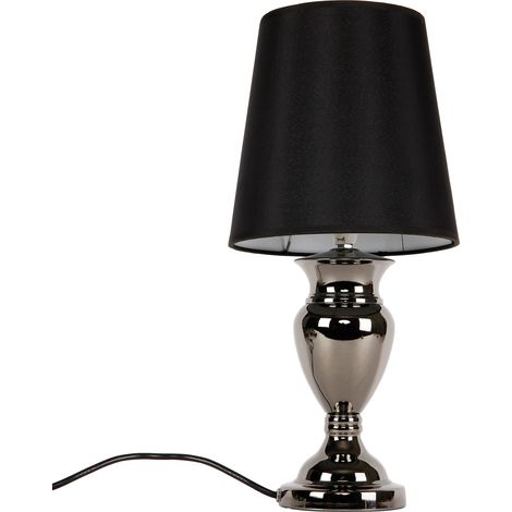 Moderne Tischlampe H:48cm Schwarz Tischleuchte Lampe Leuchte [Lux.Pro] (1/5)