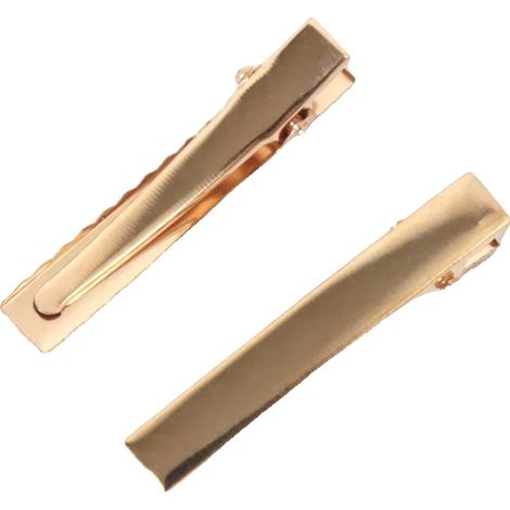Horquillas para el cabello, material de aleación resistente, versátiles para peinar, 4,6 cm, 50 unidades. (1/2)