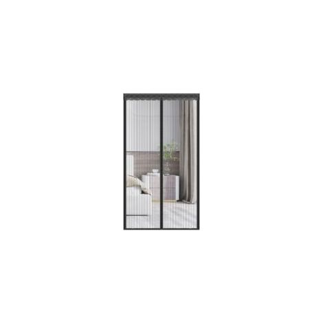 Magnétique Volée la Porte de l'Écran, 120 x 220 cm, Mouche de Rideau, Pas de Forage, la Protection contre les Insectes Rideau avec Bande, moustiquaire Magnétique pour Porte de Balcon, Porte Patio, Sal (1/5)