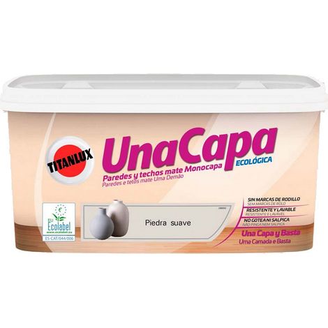 Vernice Una Mano Pietra Morbida Interno Opaco 4l Titanlux 069630204