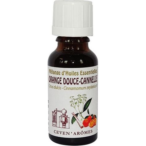 Miscela di Oli Essenziali Positivi Arancia Cannella 20 ml - Ceven Aromes