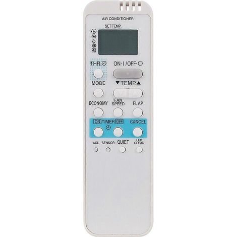 Télécommande RCS-7HS4E-G pour climatiseur Sanyo, compatible avec les modèles RCS-7S2EG et RCS5S2E. (1/3)