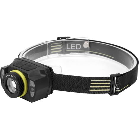 Éclairage frontal XPG+LED haute luminosité, zoom par secousse, batterie intégrée, chargement USB (1/5)