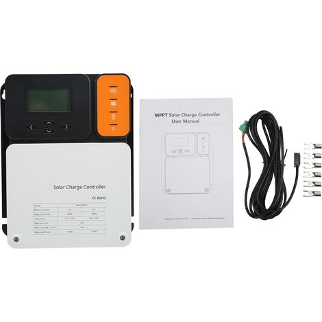 Régulateur de charge solaire MPPT 30A 12V/24V, contrôleur de décharge batterie avec protection intégrée, dispositif de gestion d'énergie pour panneaux photovoltaïques. (1/5)