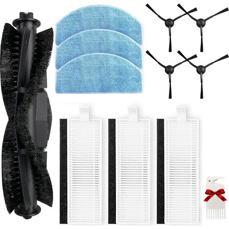 3 Pièces accessoires pour Tikom G8000, Honiture G20, Laresar Evol, brosse rotative, chiffon, brosses latérales, filtre