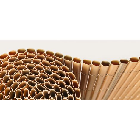 Sichtschutz Comfort Kst,3 x 0,9 m, teakfarben