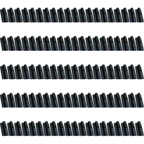 Confezione da 100 clip per pavimentazione composita da 6 mm per impieghi gravosi con viti