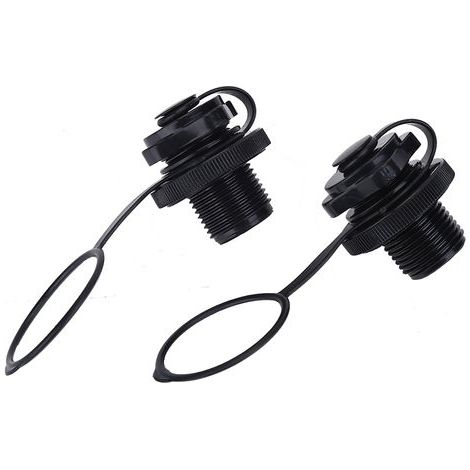 Set of 2 replacement screw valves for inflatable boats, rafts, or pool boats. (1/4)