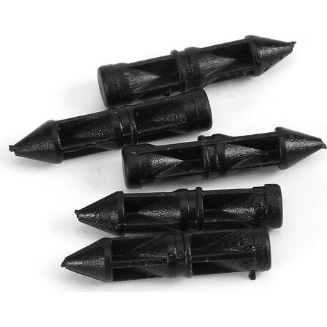 100 agrafes clips plastique 6mm fixation carénage moto Honda Yamaha Suzuki - rivets de garniture auto moto (1/5)