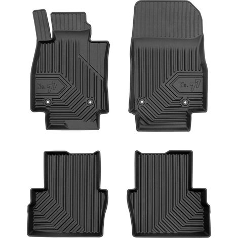 Tapis de Sol de Voiture pour Mazda 2 III 2014-2025 TPE Antidérapant Noir 4Pcs (1/5)