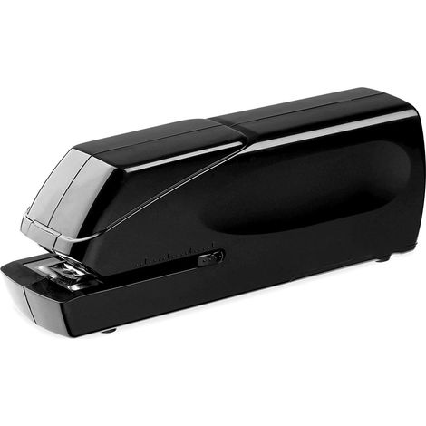 Stapler Électrique - 25 à 30 Feuilles - Alimentation Secteur ou Piles AA - Fonctionnement Sans Coinçage - Bande Complète 6 mm - 1 Pièce