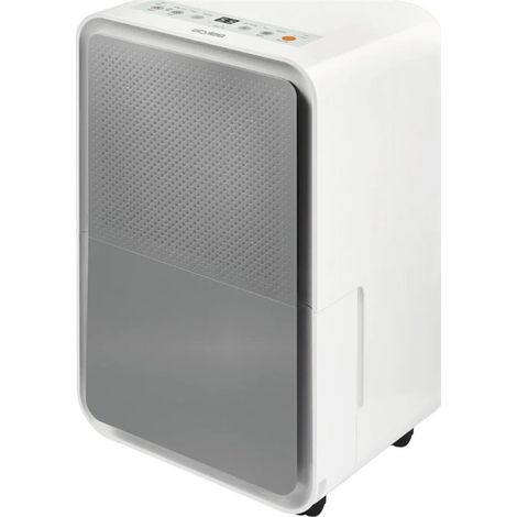 Deshumidificador - STYLIES - Regulus - Capacidad 2,5 L - Hasta 12 L/día - Temporizador/higrómetro/secarropas - Blanco/gris (1/4)