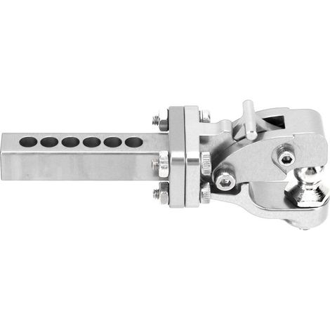 Attache-remorque en alliage d'aluminium pour voiture RC, résistant à l'usure, pour 1/10, compatible Traxxas TRX4, SCX10 90046 90047, couleur argent (1/5)