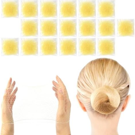 Filets à Cheveux - Non spécifié - 70 Pièces - Élastique - Invisible - Or (1/4)