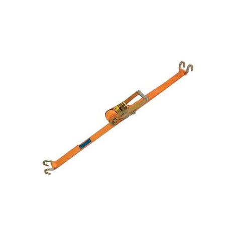 CINGHIA MM.50 CON FIBBIA DI ANCORAGGIO E CRICCHETTO ART.8182S mt.8.5 ROBUR