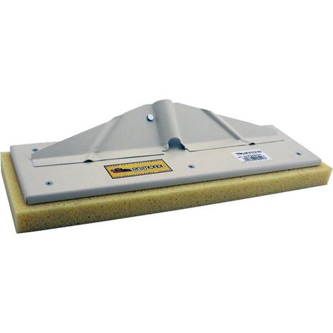 Raimondi – Frattone in spugna 355mm – Para acabados en yeso y cemento – Soporte metálico sin mango – Dimensiones 13 x 42 cm