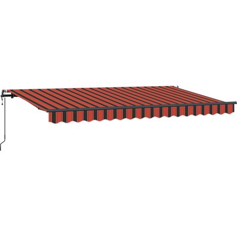 Maison Exclusive - Tenda Retrattile Arancione 350 x 200 cm Tessuto