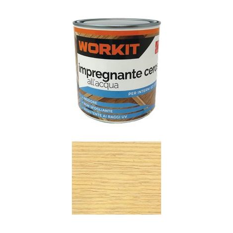 IMPREGNANTE CEROSO ACQUA WORKIT - TRASPARENTE ML 750- 6 pezzi