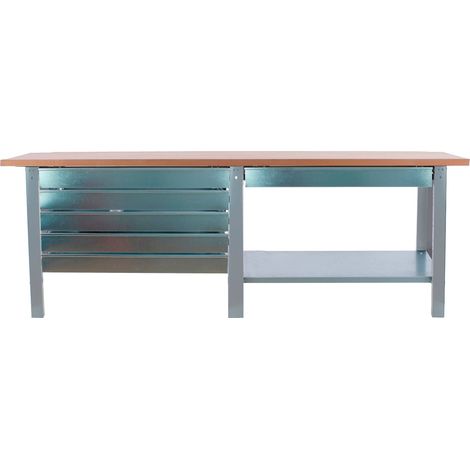 Banco de trabajo SIMONWORK (86,5x210x75cm) GRIS Y HAYA (1/3)
