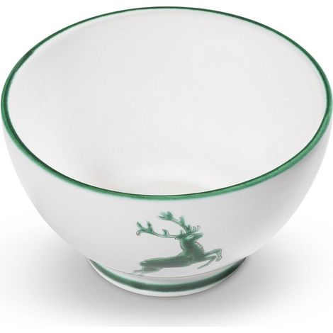 Gmundner Cerámica Ciervo Verde tazón de cereales grande (Ø 14cm) (1/3)