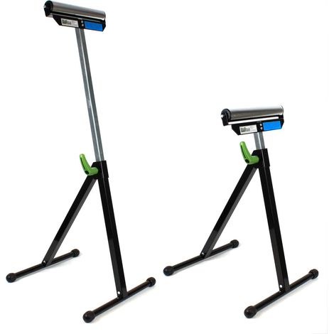 2x Rollenbock 90 kg höhenverstellbar bis 109cm 30 cm Rollenbreite klappbar Schnellverschluss