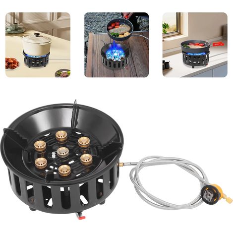 Fornello a gas da campeggio, fornello da campeggio, fornello a gas, fornello portatile 21000W