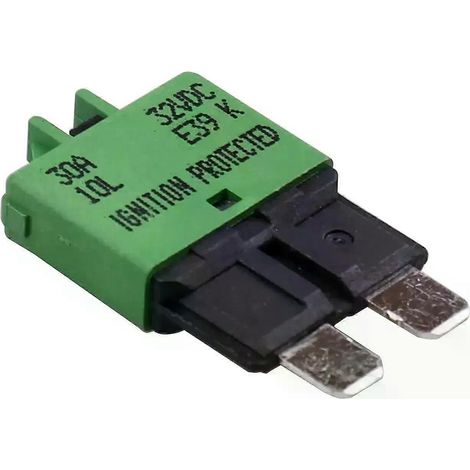 Für 1 Stück manuell rückstellbare Sicherungen, Leitungsschutzschalter, flache ATC-Sicherungsschalter E39 5A 10A 15A 20A 25A 30A für 12V 24V DC Auto, Boot, Solar - JXLGV (1/4)