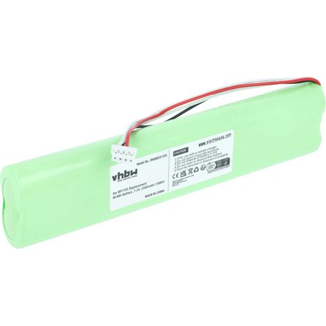 vhbw 1x batteria sostituisce Fluke BP1735 per multimetro, dispositivo di misurazione (2500mAh, 7,2V, NiMH)