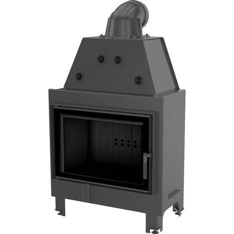 Kamineinsatz aus Stahl KRATKI MBO 15 kW Ø 200 schwarz Verkleidung (1/5)