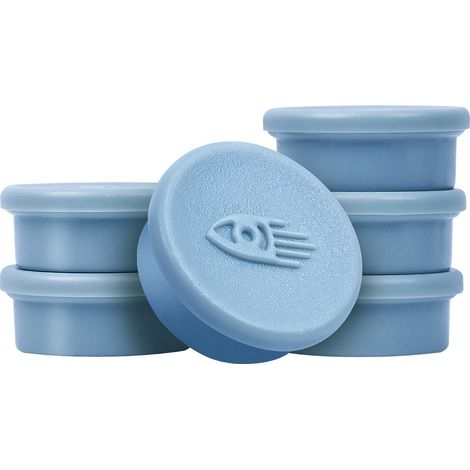 Imanes para pizarra blanca - 20 mm - 10 unidades - Azul claro