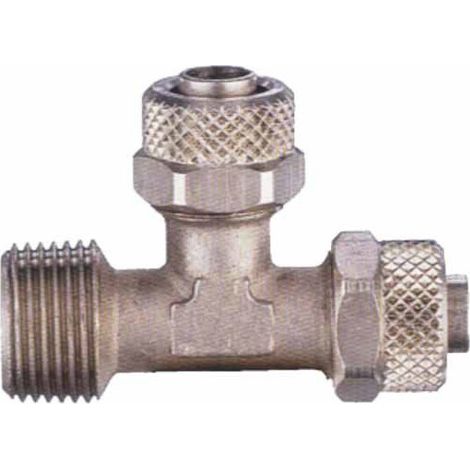 Conector de tubo Rilsan T 40/D/Ml 3/8X10X10 Ani