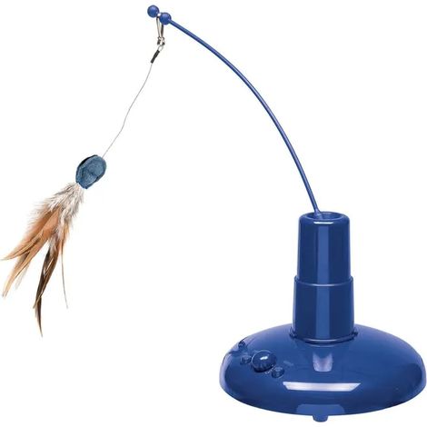 Elektronisches Katzenspielzeug – 34 cm, blau (1/4)