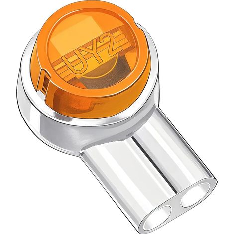 APEX Lot de 100 Connecteurs UY K2 Étanches pour Câble Réseau, Téléphone et Fils Faible Courant, Double Lame Résistant à l'Humidité (1/5)