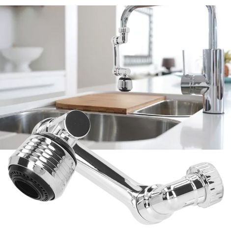 Rallonge de robinet, composant d'extension pour pommeau de douche rotatif à 1080° (1/5)