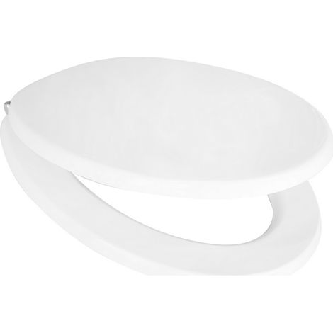 Sedile wc coprivaso per Simas vaso Eco 43 x 34,2 cm copriwater con cerniere regolabili e sedile in legno colato (1/5)