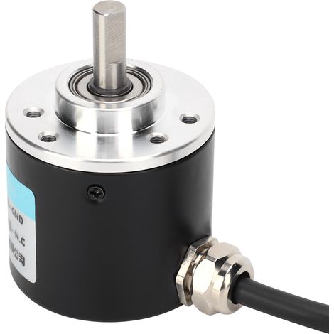 ABZ 3-Phasen DC5-24V Lichtschranke mit massiver Welle für Büroautomation und Maschinenbau, 600 Impulse. (1/5)