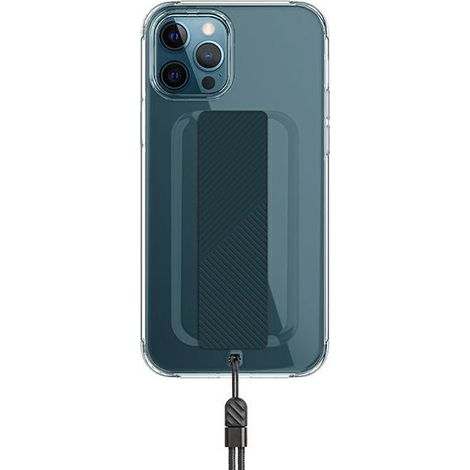 Funda transparente antimicrobiana UNIQ Heldro para iPhone 12 Pro Max de 6,7 pulgadas (1/5)