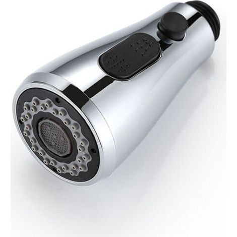 Douchette Evier Pull-Out Douches Robinet Mitigeur Cuisine Pro Tête de douche 2 Types de Jet Chromé (1/5)