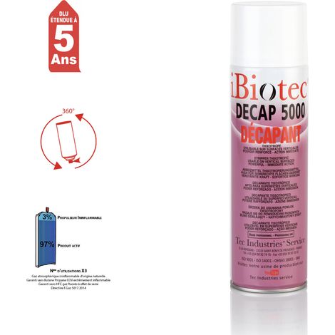AERO DÉCAP 5000 DÉCAPANT FORT PEINTURE - Aérosol 400 ml - IBIOTEC