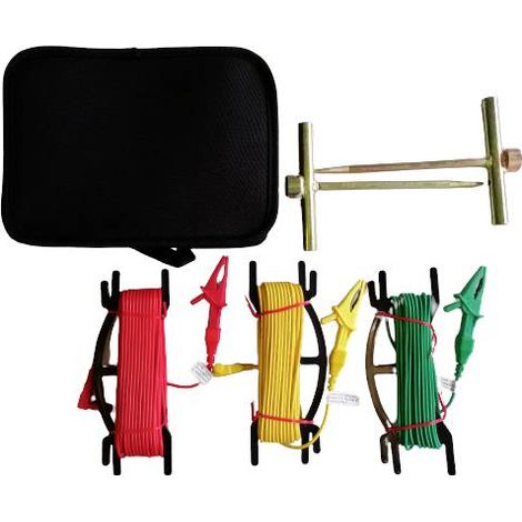 Kit de terre Chauvin Arnoux pour Testeur d'installation électrique MX 535 ( Prix pour 1 )